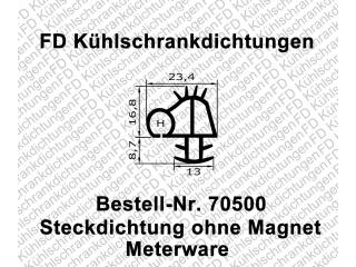 Steckdichtung ohne Magnet